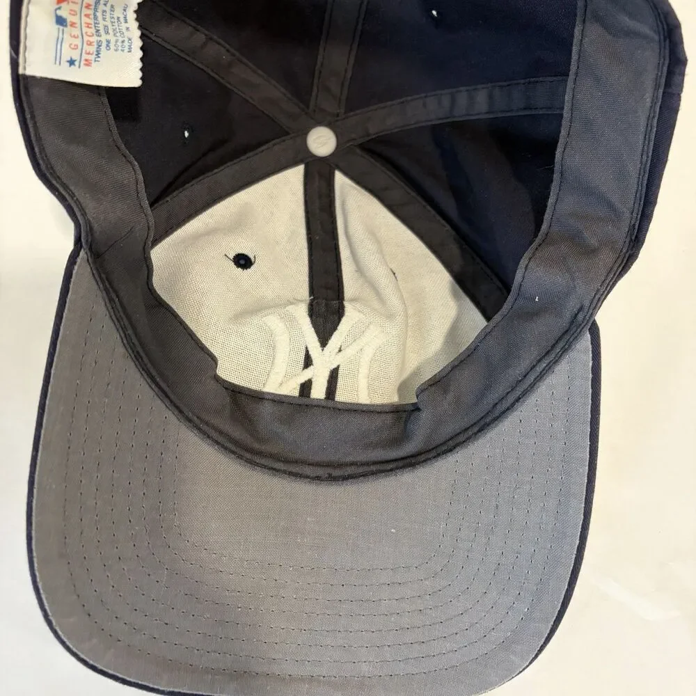 Vintage New York Yankees Twins Enterprise MLB Baseball Cap Hat OSFA Macau